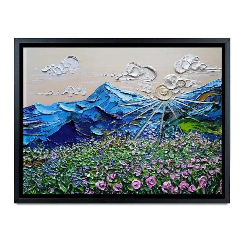 Blissful View Canvas Print Blissful View Canvas Print wall art product Nada Khatib