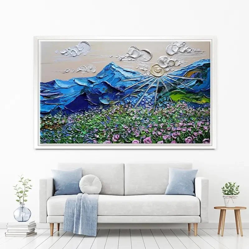 Blissful View Canvas Print Blissful View Canvas Print wall art product Nada Khatib