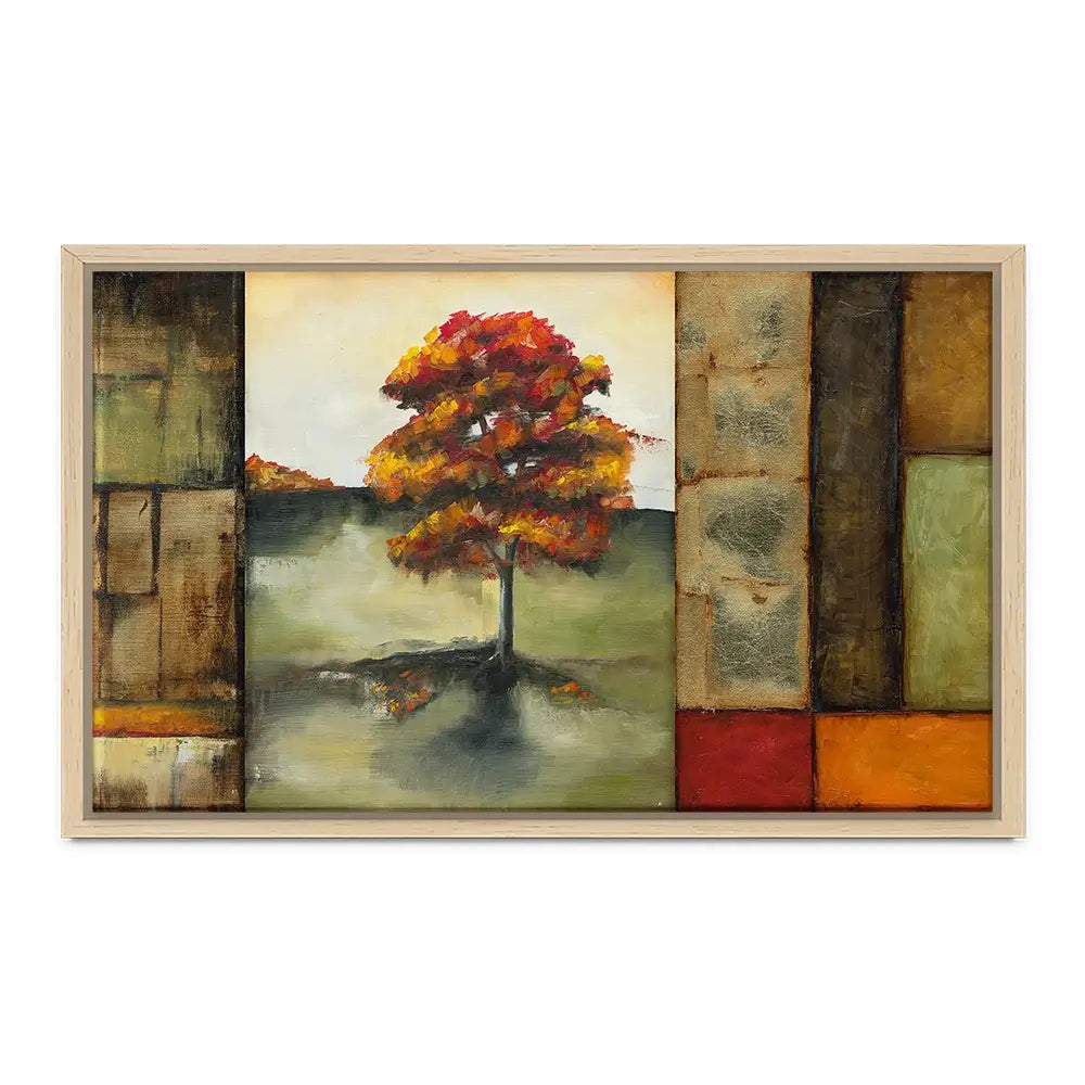 Blocks Of Autumn Canvas Print Blocks Of Autumn Canvas Print wall art product Jennifer Goldberger