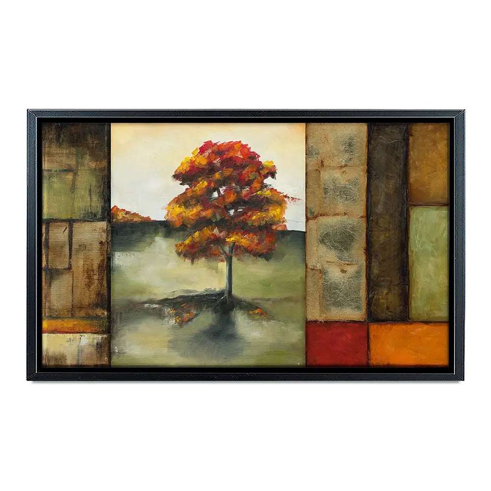 Blocks Of Autumn Canvas Print Blocks Of Autumn Canvas Print wall art product Jennifer Goldberger