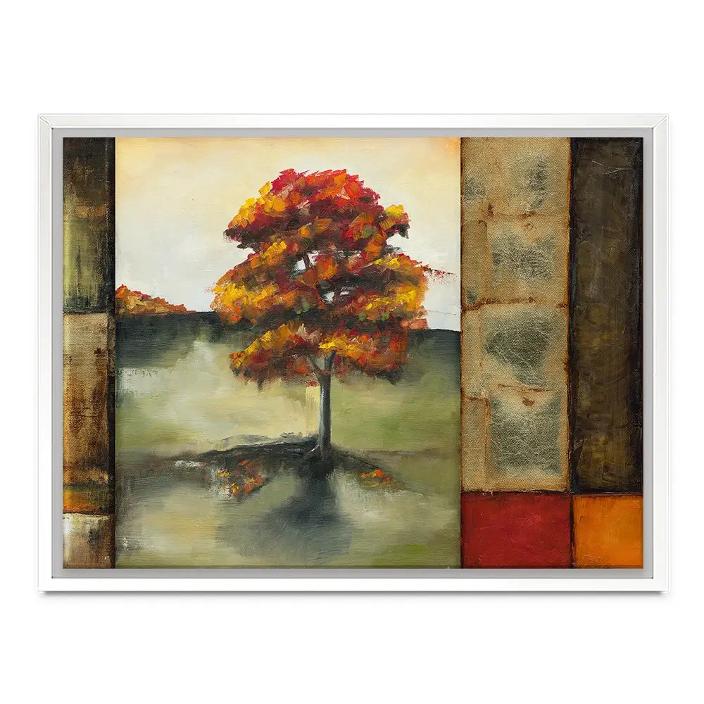 Blocks Of Autumn Canvas Print Blocks Of Autumn Canvas Print wall art product Jennifer Goldberger