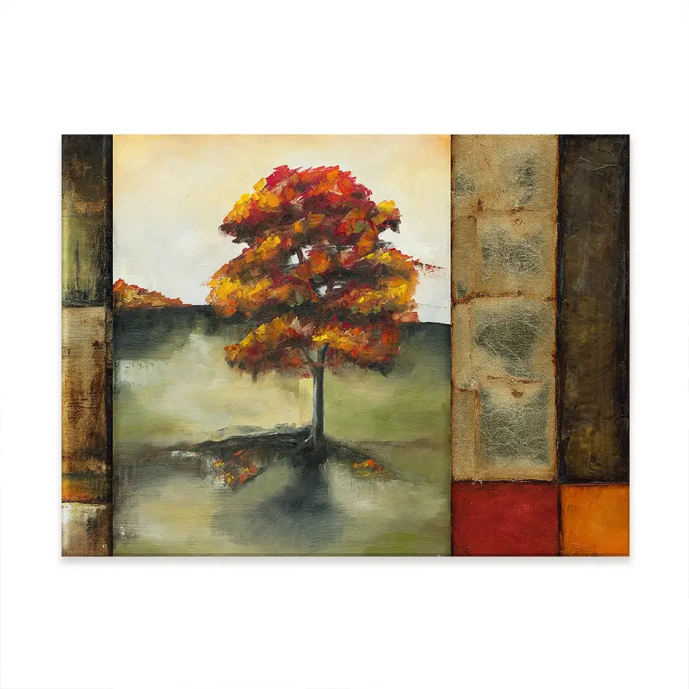 Blocks Of Autumn Canvas Print Blocks Of Autumn Canvas Print wall art product Jennifer Goldberger