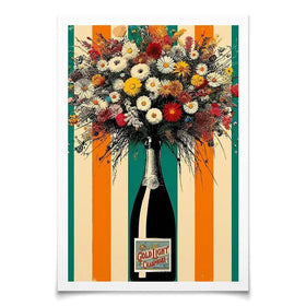 Bloom And Bubbles Art Print Bloom And Bubbles Art Print wall art product P & M Print Gallery