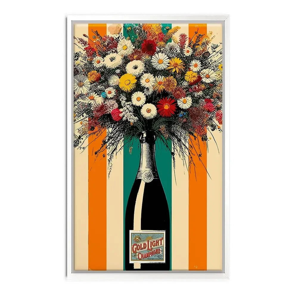 Bloom And Bubbles Canvas Print Bloom And Bubbles Canvas Print wall art product P & M Print Gallery