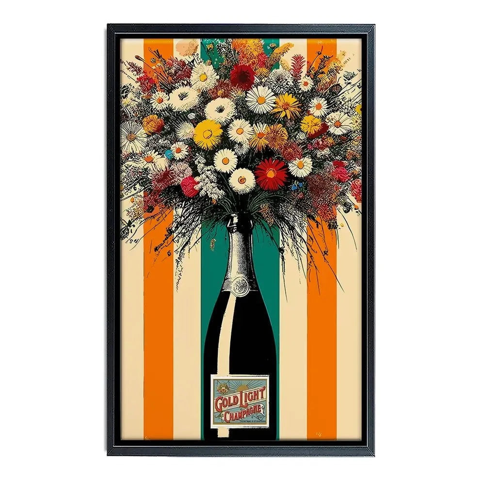 Bloom And Bubbles Canvas Print Bloom And Bubbles Canvas Print wall art product P & M Print Gallery