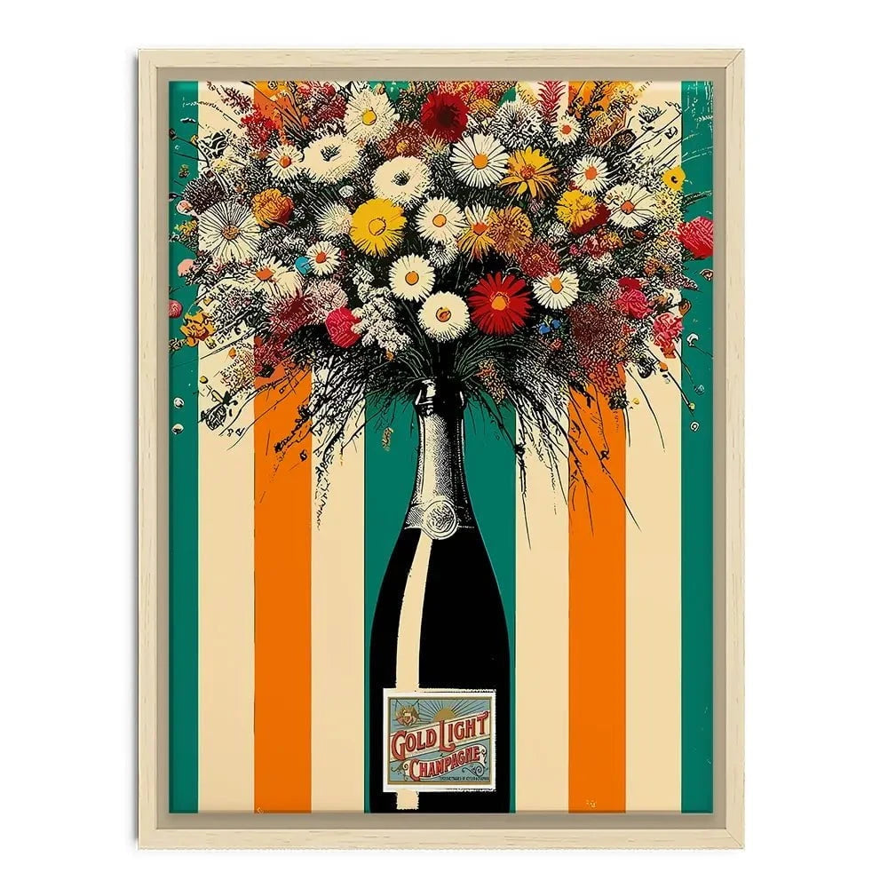 Bloom And Bubbles Canvas Print Bloom And Bubbles Canvas Print wall art product P & M Print Gallery