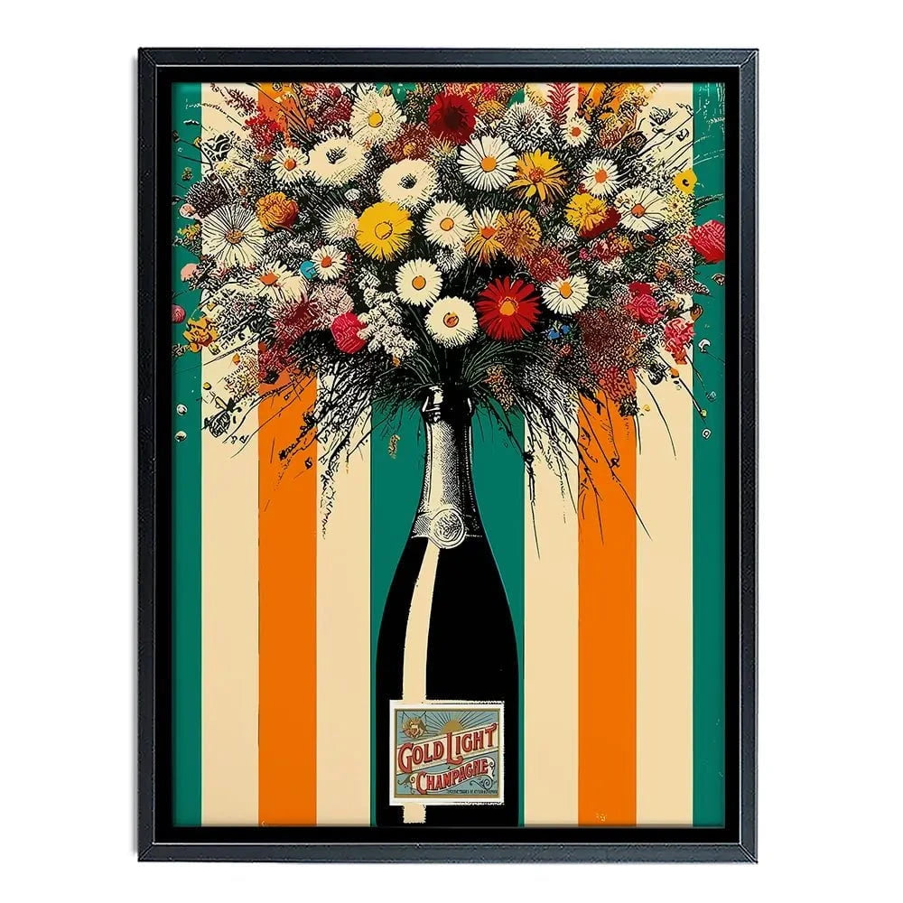 Bloom And Bubbles Canvas Print Bloom And Bubbles Canvas Print wall art product P & M Print Gallery