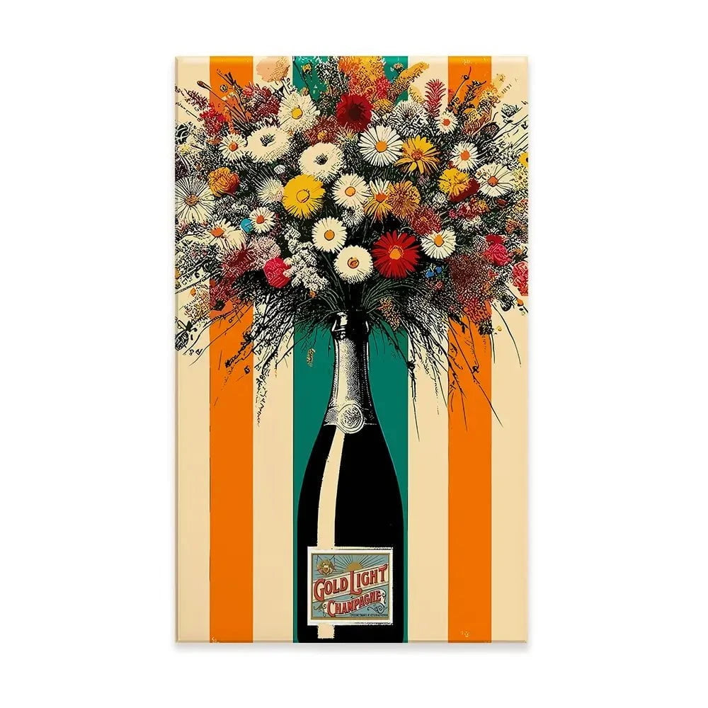 Bloom And Bubbles Canvas Print Bloom And Bubbles Canvas Print wall art product P & M Print Gallery