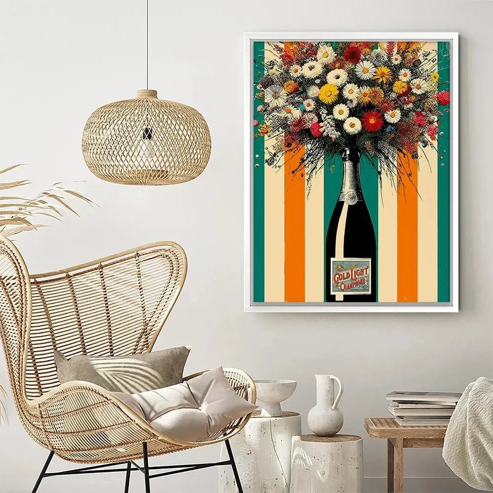 Bloom And Bubbles Canvas Print Bloom And Bubbles Canvas Print wall art product P & M Print Gallery