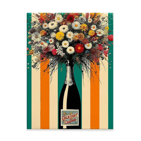 Bloom And Bubbles Canvas Print Bloom And Bubbles Canvas Print wall art product P & M Print Gallery