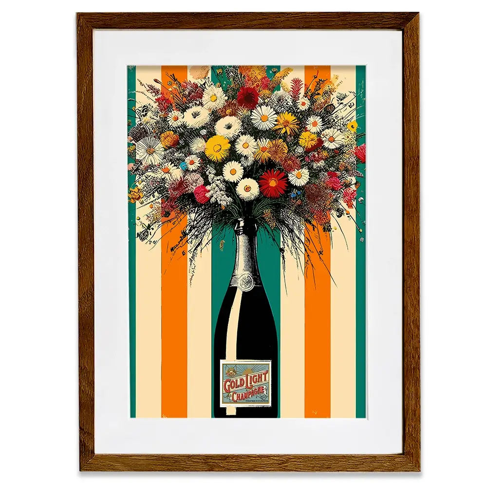 Bloom And Bubbles Framed Art Print Bloom And Bubbles Framed Art Print wall art product P & M Print Gallery