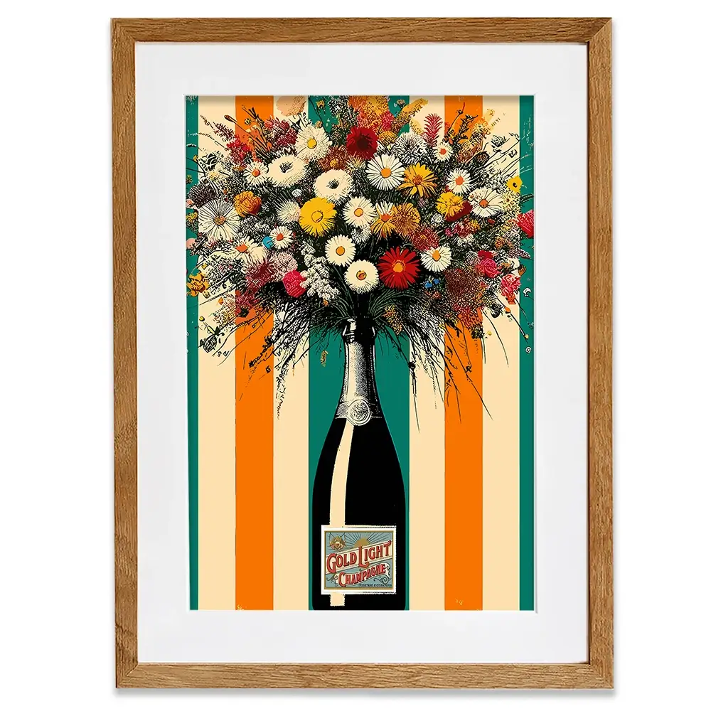 Bloom And Bubbles Framed Art Print Bloom And Bubbles Framed Art Print wall art product P & M Print Gallery