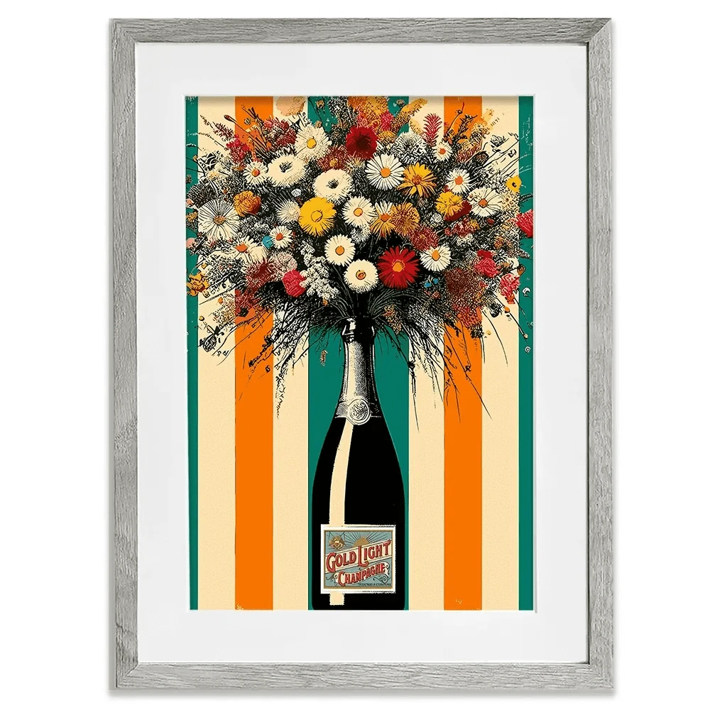 Bloom And Bubbles Framed Art Print Bloom And Bubbles Framed Art Print wall art product P & M Print Gallery