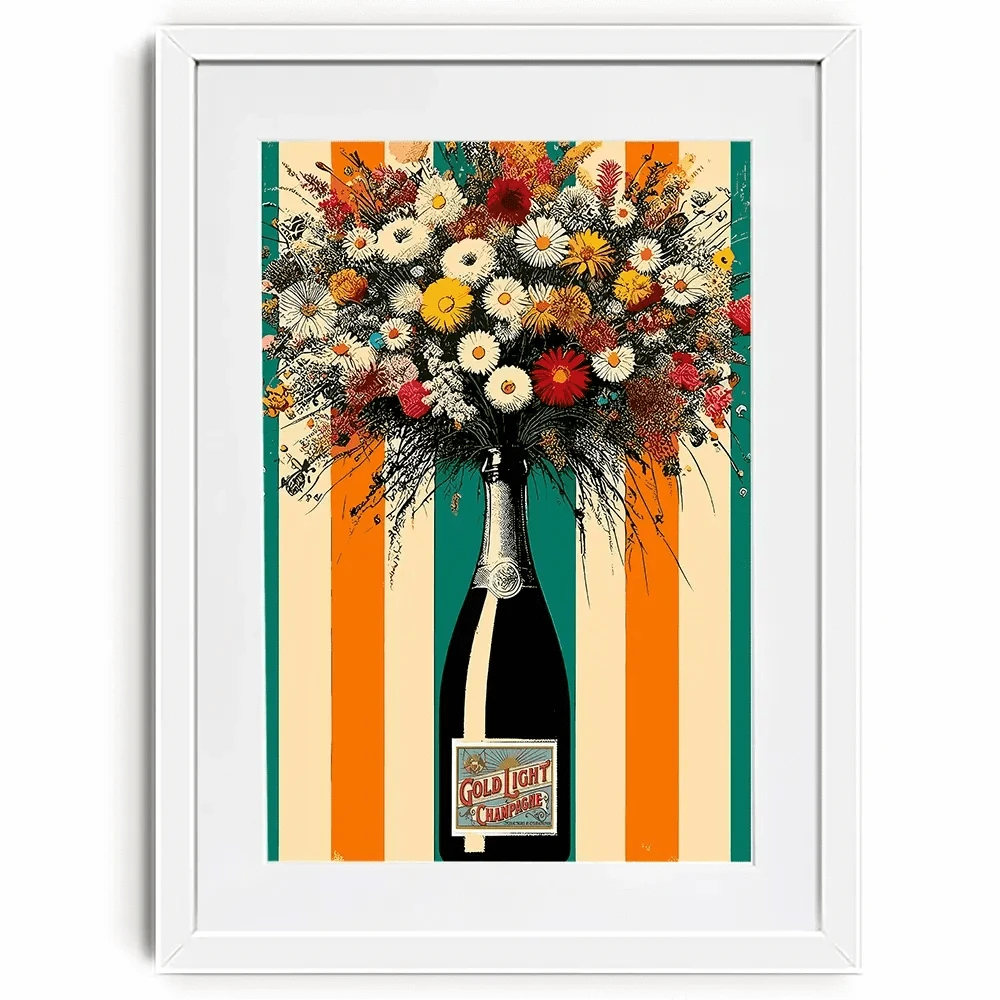 Bloom And Bubbles Framed Art Print Bloom And Bubbles Framed Art Print wall art product P & M Print Gallery