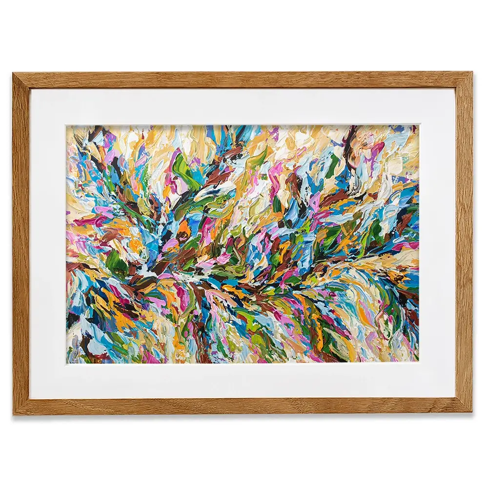 Bloom Framed Art Print Bloom Framed Art Print wall art product Olga Tkachyk