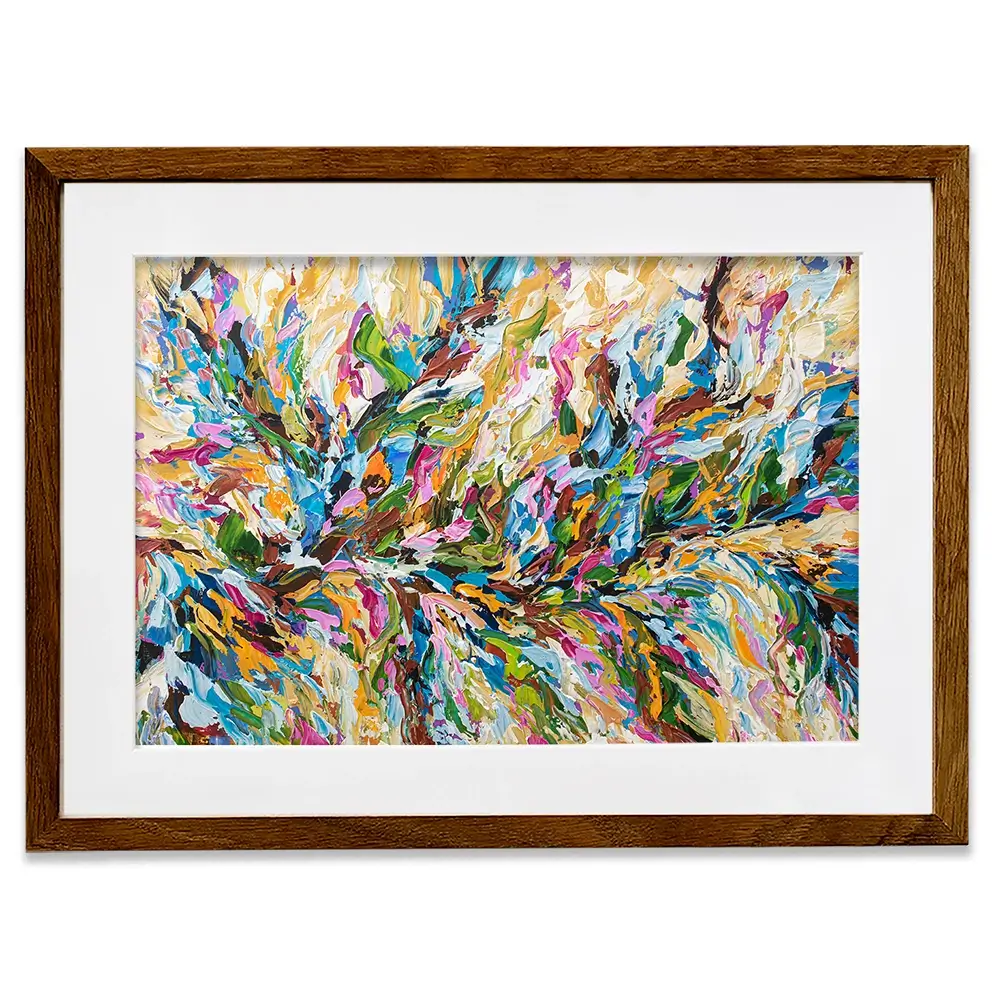 Bloom Framed Art Print Bloom Framed Art Print wall art product Olga Tkachyk