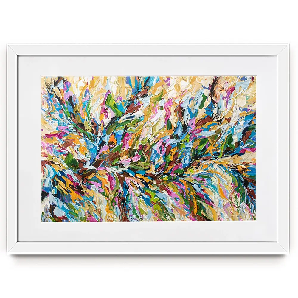 Bloom Framed Art Print Bloom Framed Art Print wall art product Olga Tkachyk