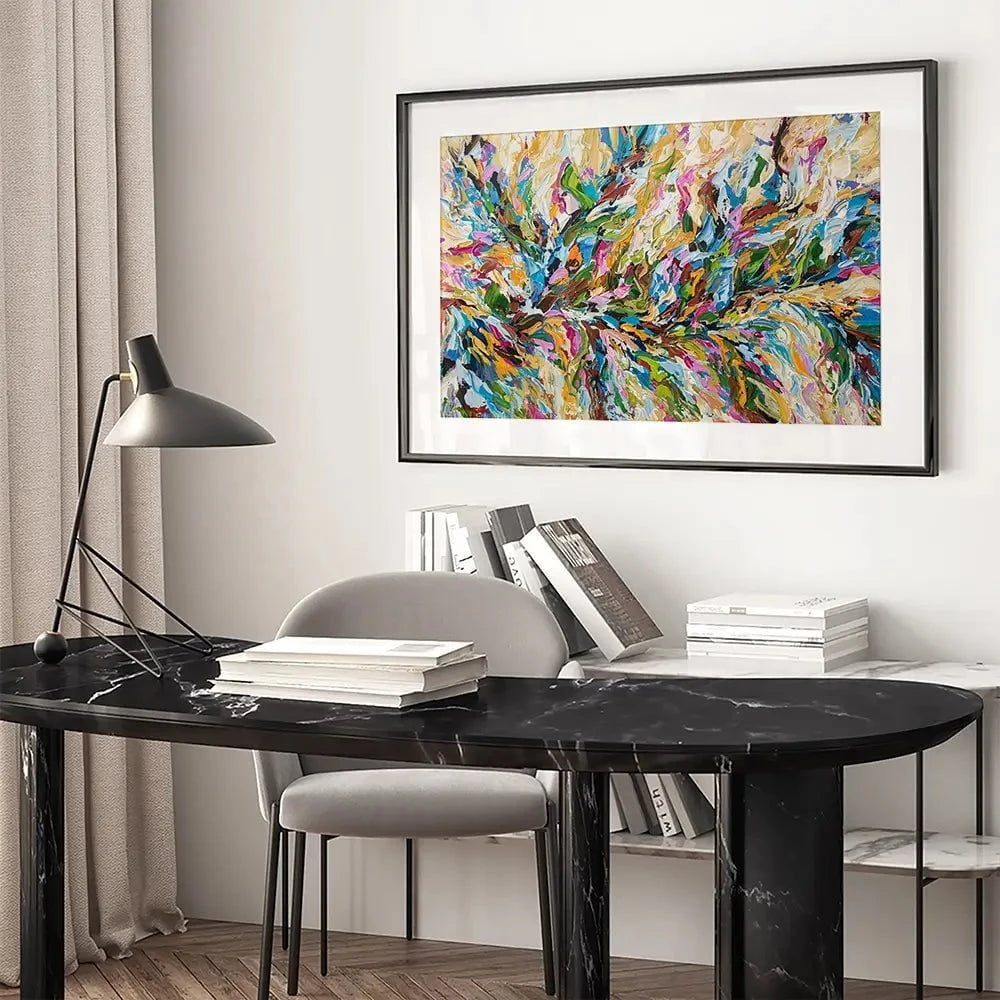 Bloom Framed Art Print Bloom Framed Art Print wall art product Olga Tkachyk