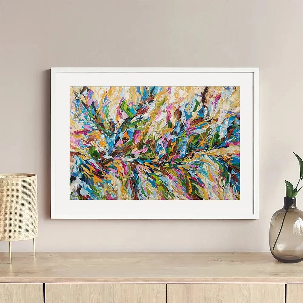 Bloom Framed Art Print Bloom Framed Art Print wall art product Olga Tkachyk