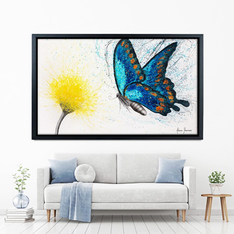 Bloomful Butterfly Canvas Print wall art product Ashvin Harrison