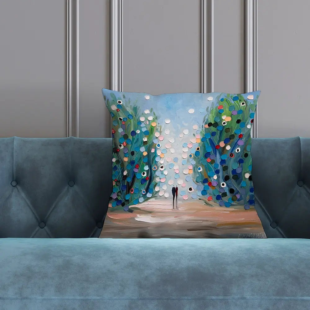 Blooming Affection Cushion Blooming Affection Cushion wall art product Ekaterina Ermilkina