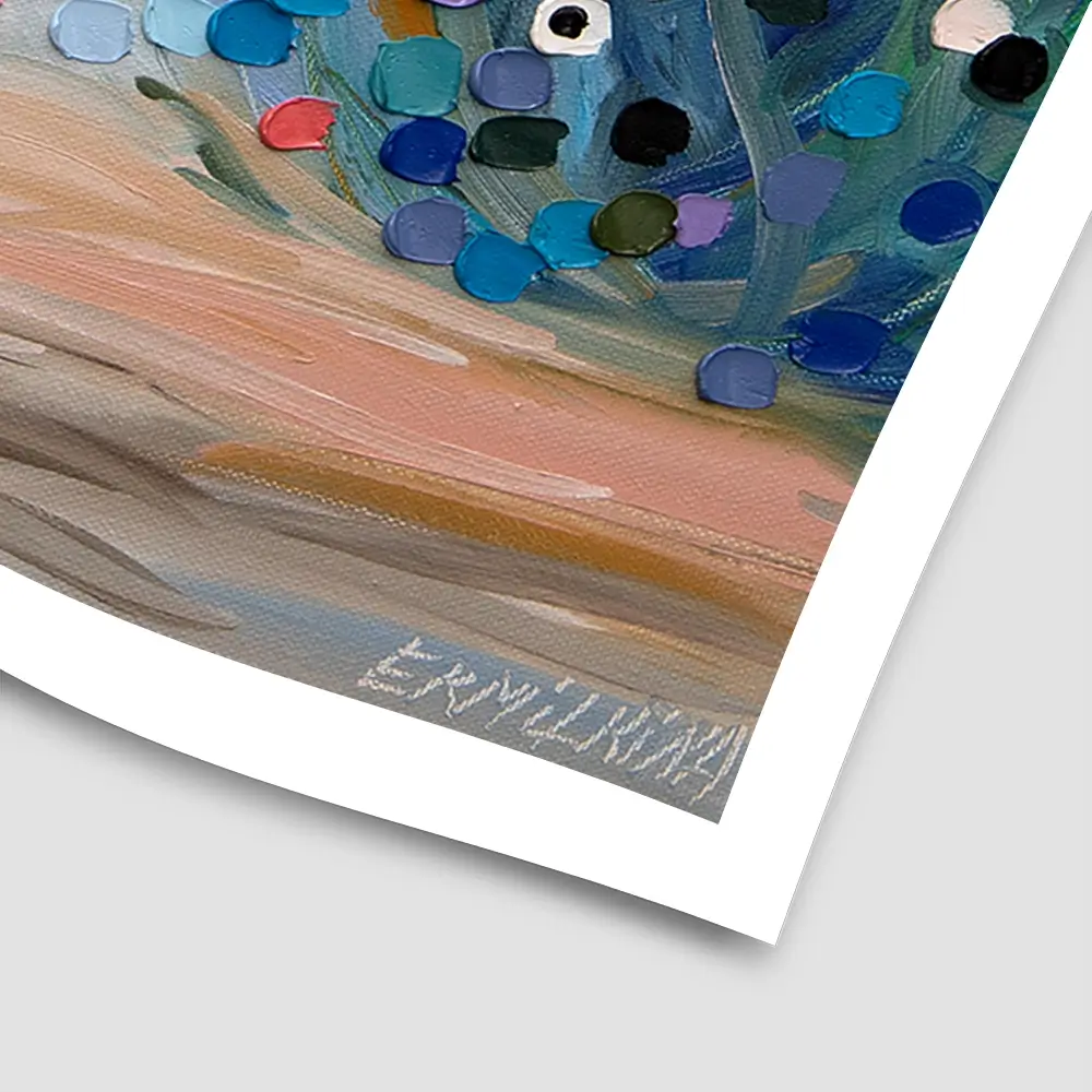 Blooming Affection Square Art Print Blooming Affection Square Art Print wall art product Ekaterina Ermilkina