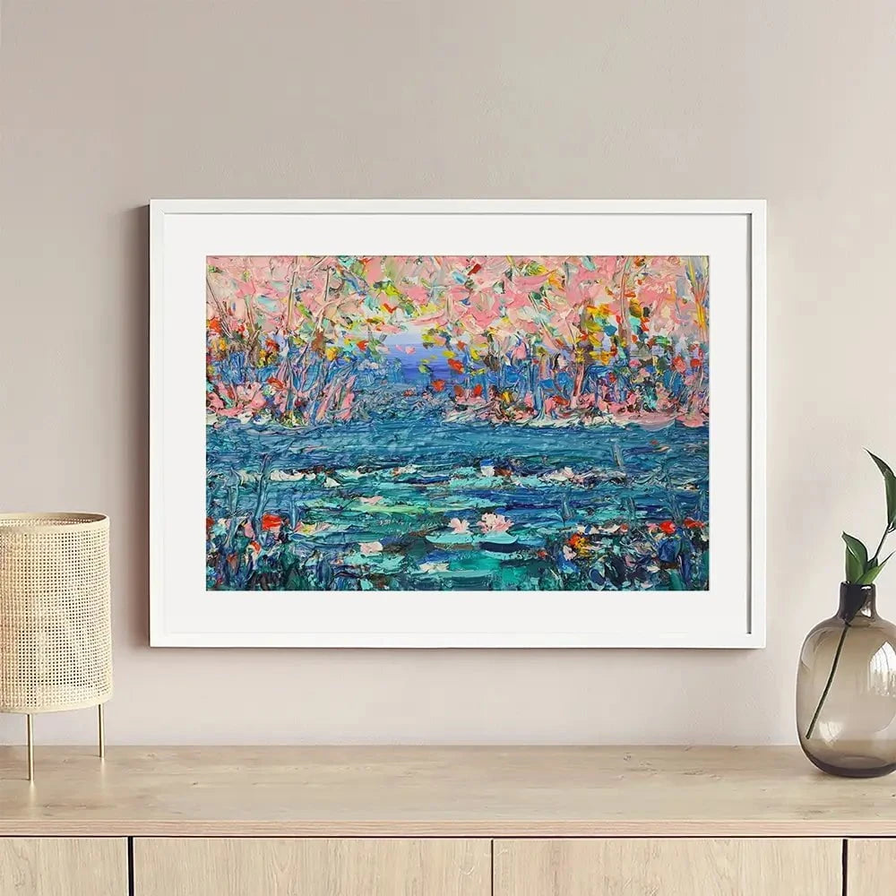 Blooming Framed Art Print Blooming Framed Art Print wall art product Ann Yuni / Shutterstock