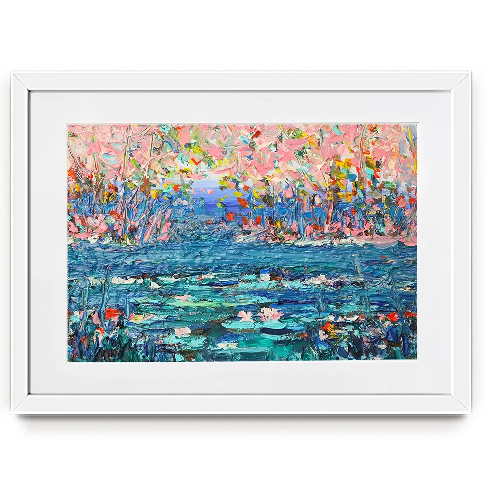 Blooming Framed Art Print Blooming Framed Art Print wall art product Ann Yuni / Shutterstock