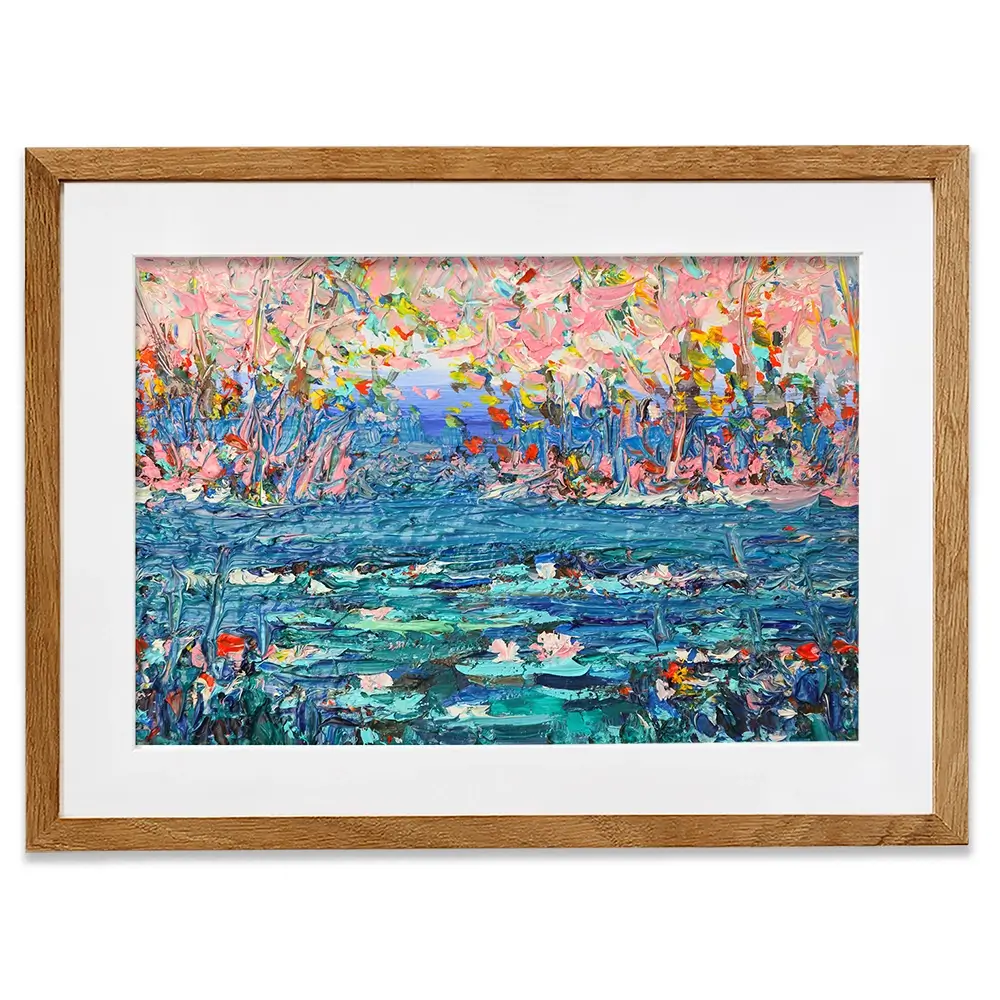 Blooming Framed Art Print Blooming Framed Art Print wall art product Ann Yuni / Shutterstock