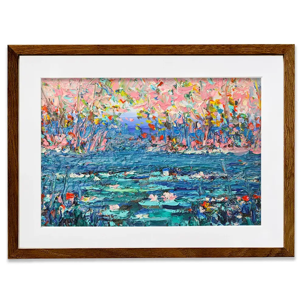 Blooming Framed Art Print Blooming Framed Art Print wall art product Ann Yuni / Shutterstock
