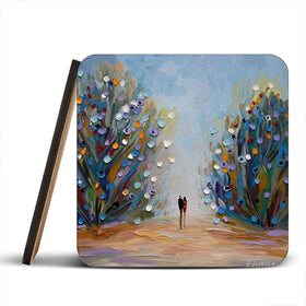 Blooming Garden Coaster Set Blooming Garden Coaster Set wall art product Ekaterina Ermilkina