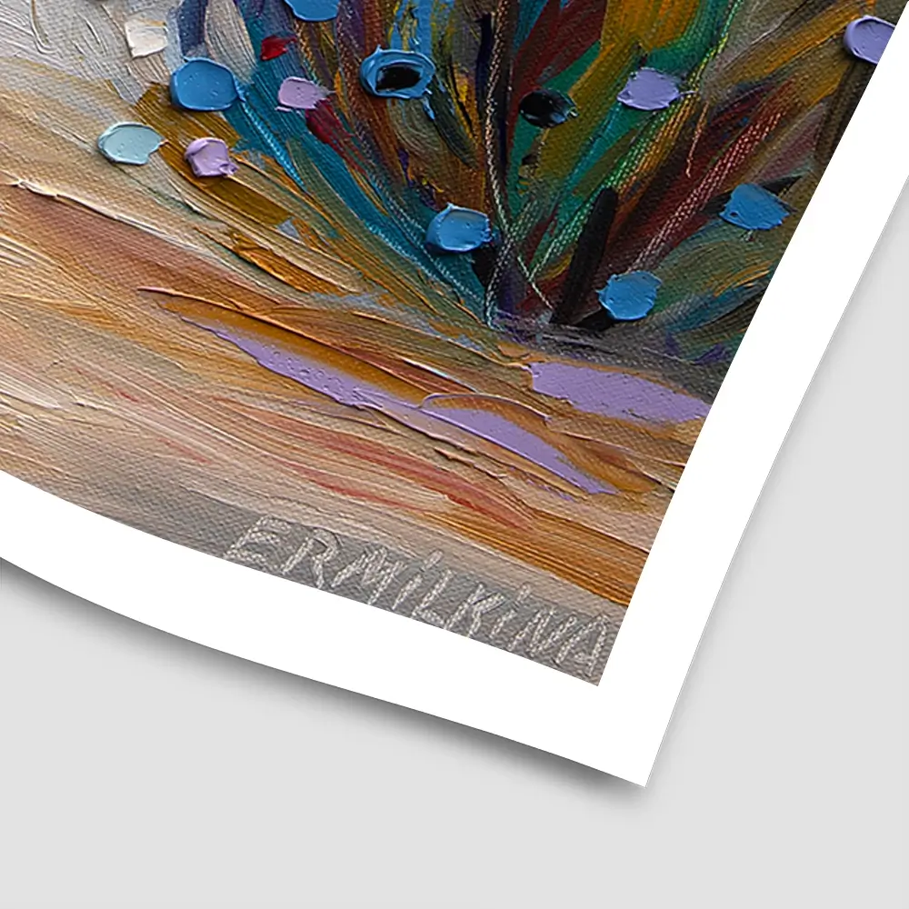 Blooming Garden Square Art Print Blooming Garden Square Art Print wall art product Ekaterina Ermilkina