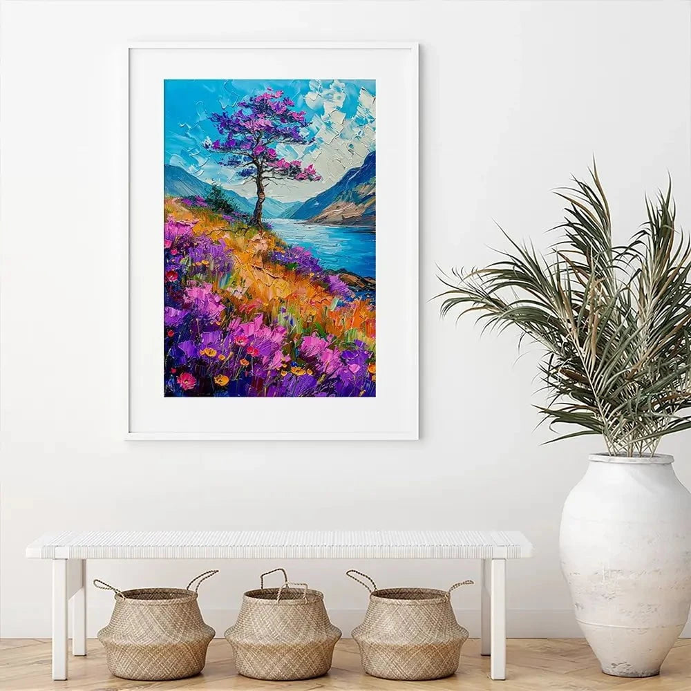 Blooming Lake District Framed Art Print Blooming Lake District Framed Art Print wall art product David Alexander Elder