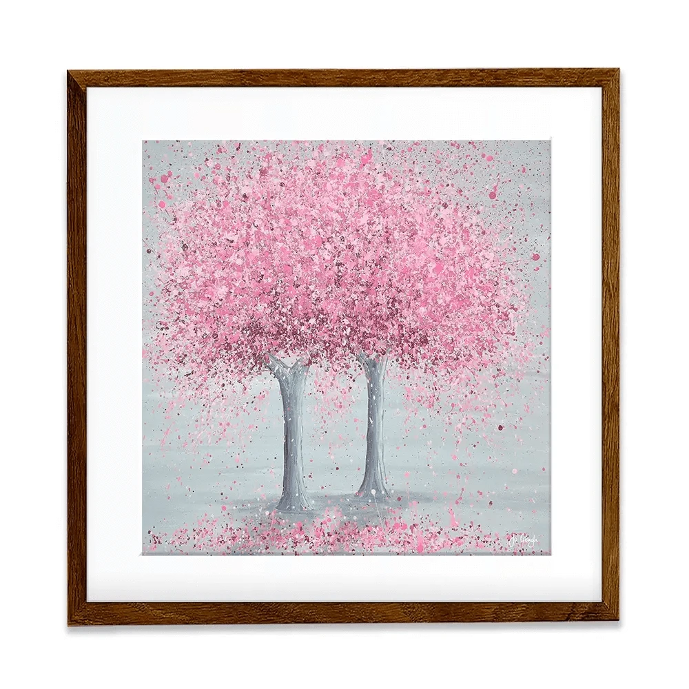Blooming Love Square Framed Art Print Blooming Love Square Framed Art Print wall art product Jo Gough