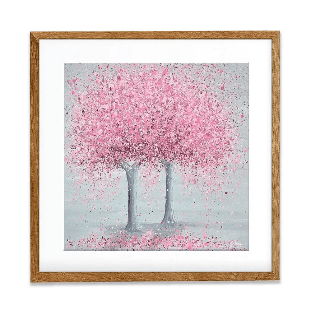 Blooming Love Square Framed Art Print Blooming Love Square Framed Art Print wall art product Jo Gough