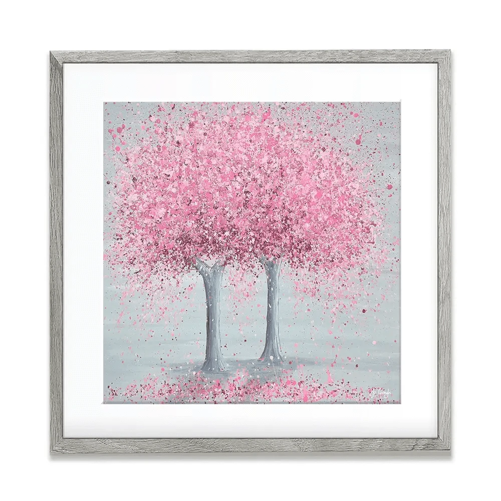 Blooming Love Square Framed Art Print Blooming Love Square Framed Art Print wall art product Jo Gough