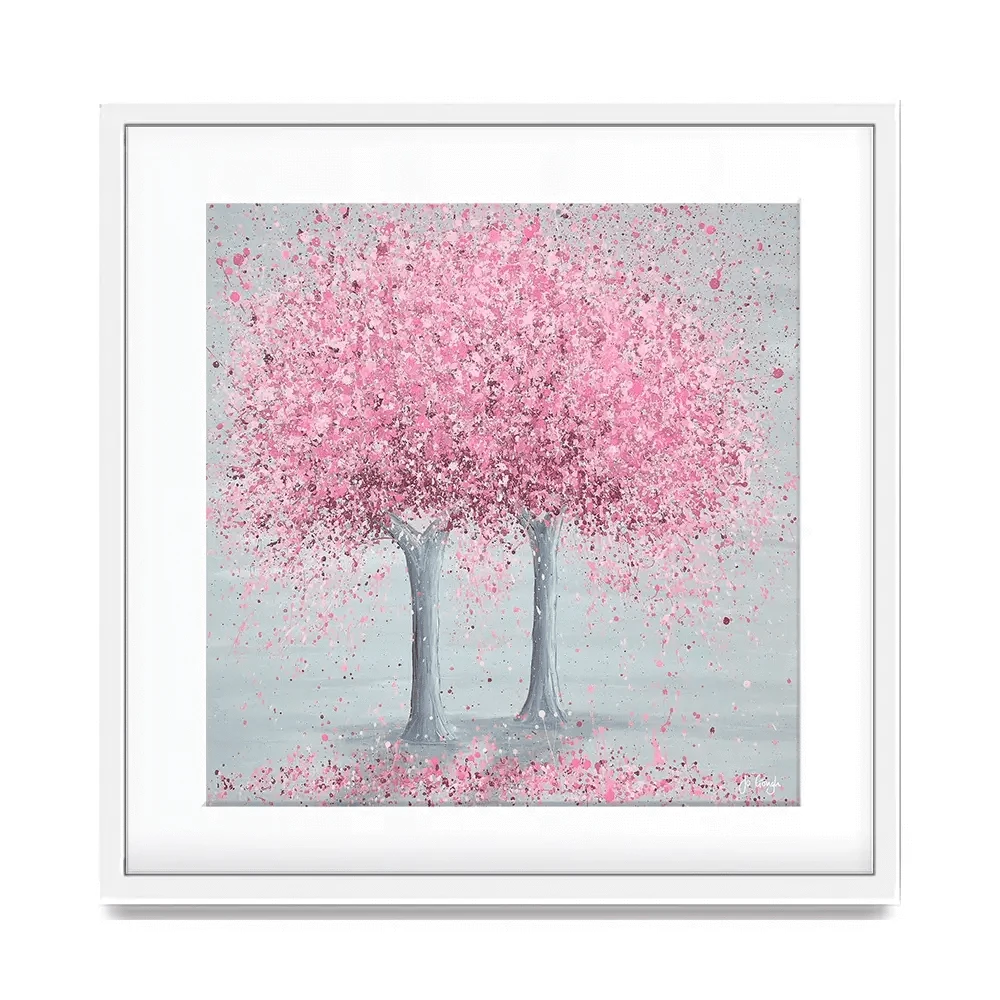 Blooming Love Square Framed Art Print Blooming Love Square Framed Art Print wall art product Jo Gough
