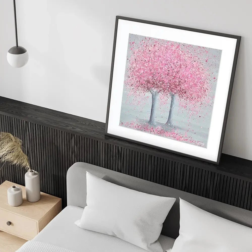 Blooming Love Square Framed Art Print Blooming Love Square Framed Art Print wall art product Jo Gough