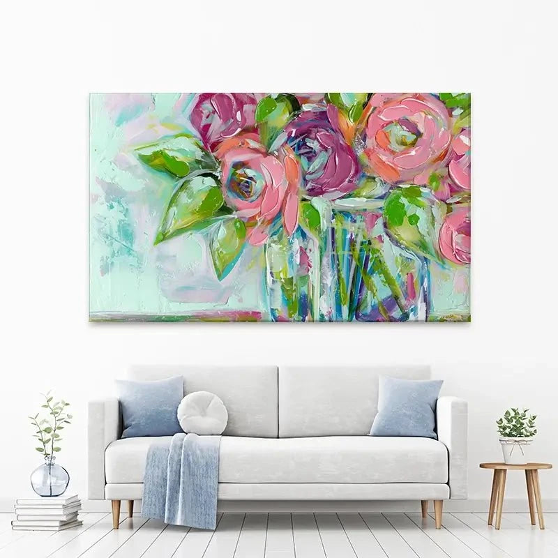 Blooms Canvas Print Blooms Canvas Print wall art product Estelle Grengs - Independent