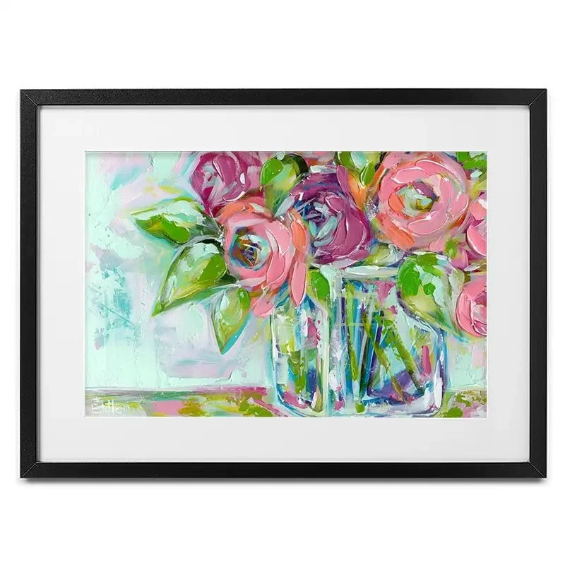 Blooms Framed Art Print Blooms Framed Art Print wall art product Estelle Grengs - Independent