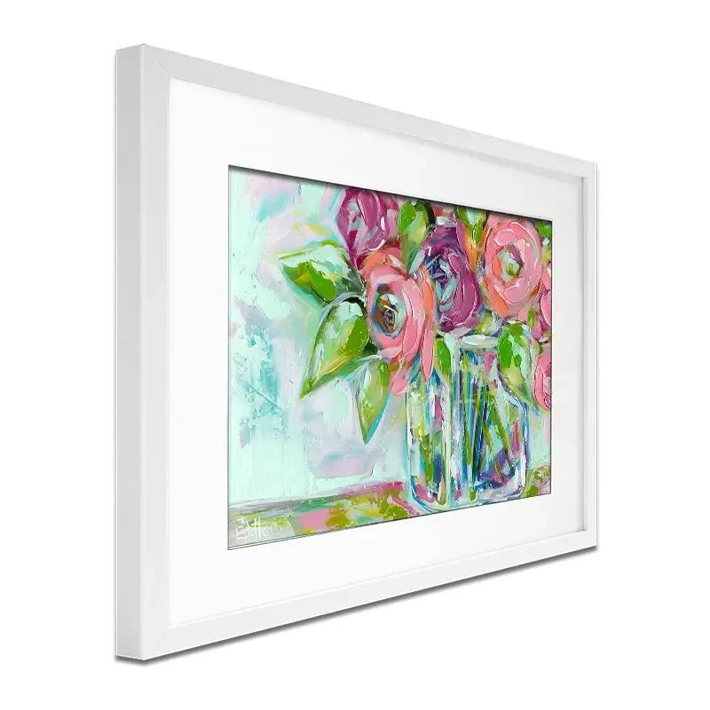 Blooms Framed Art Print Blooms Framed Art Print wall art product Estelle Grengs - Independent