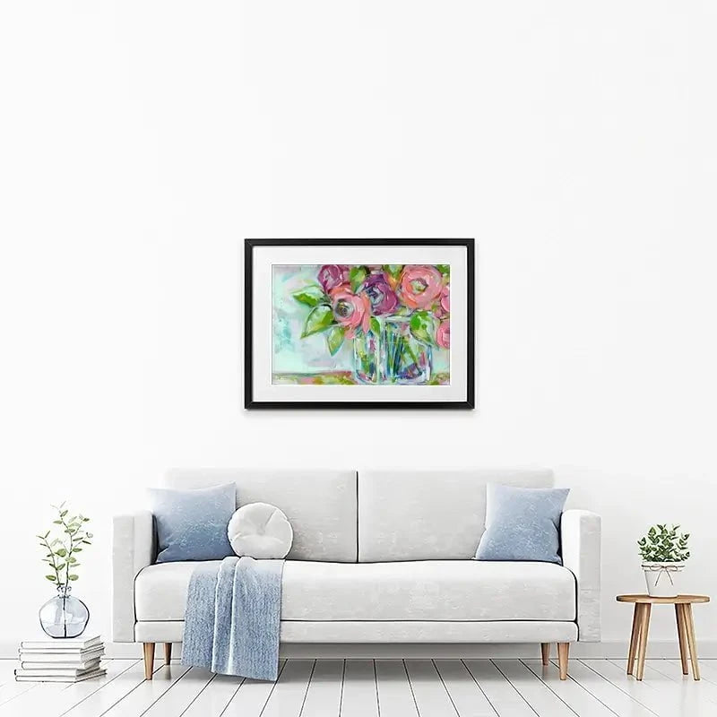 Blooms Framed Art Print Blooms Framed Art Print wall art product Estelle Grengs - Independent