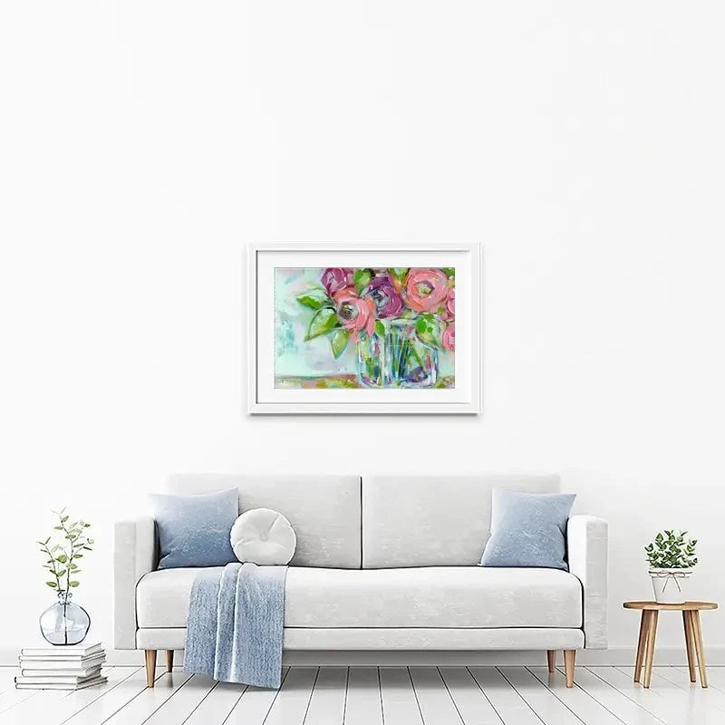 Blooms Framed Art Print Blooms Framed Art Print wall art product Estelle Grengs - Independent
