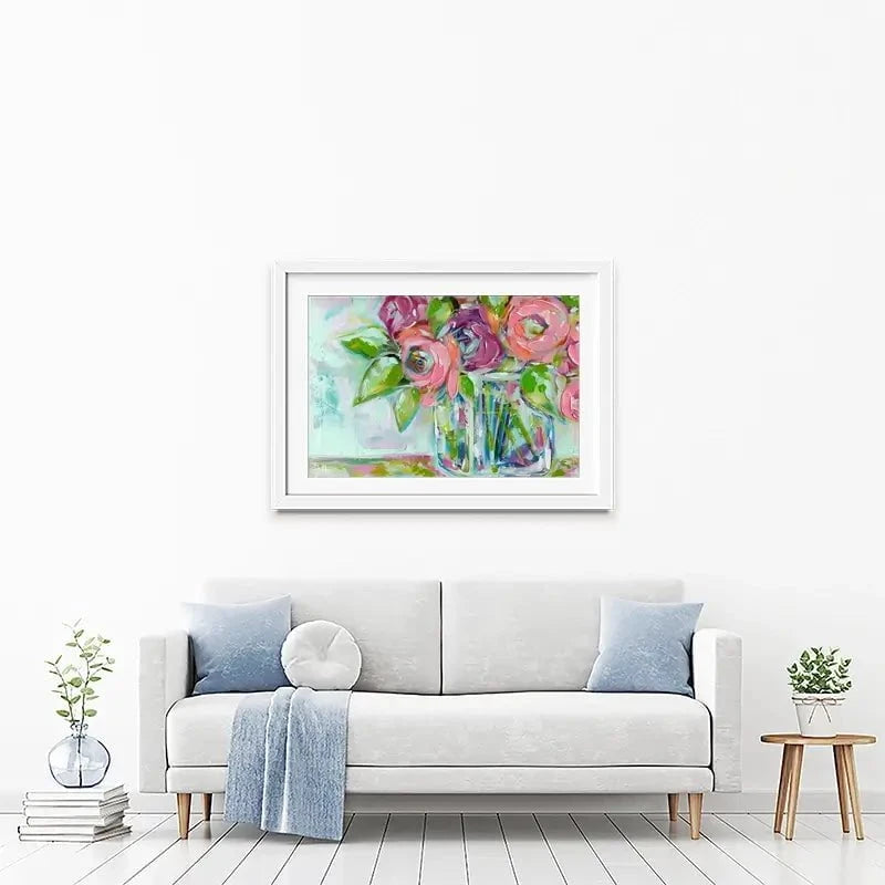 Blooms Framed Art Print Blooms Framed Art Print wall art product Estelle Grengs - Independent
