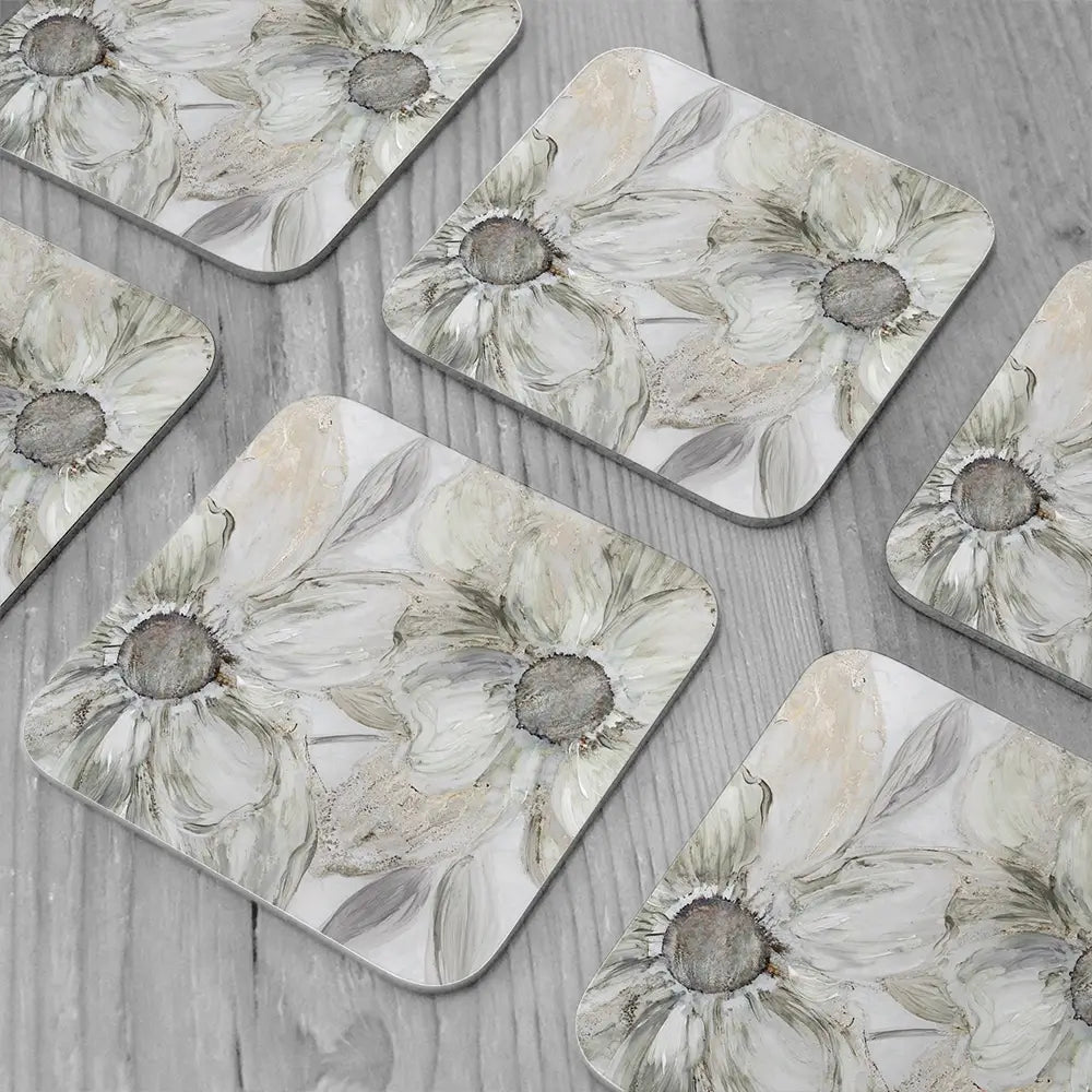 Blossom Blush Coaster Set Blossom Blush Coaster Set wall art product Art Print Shop