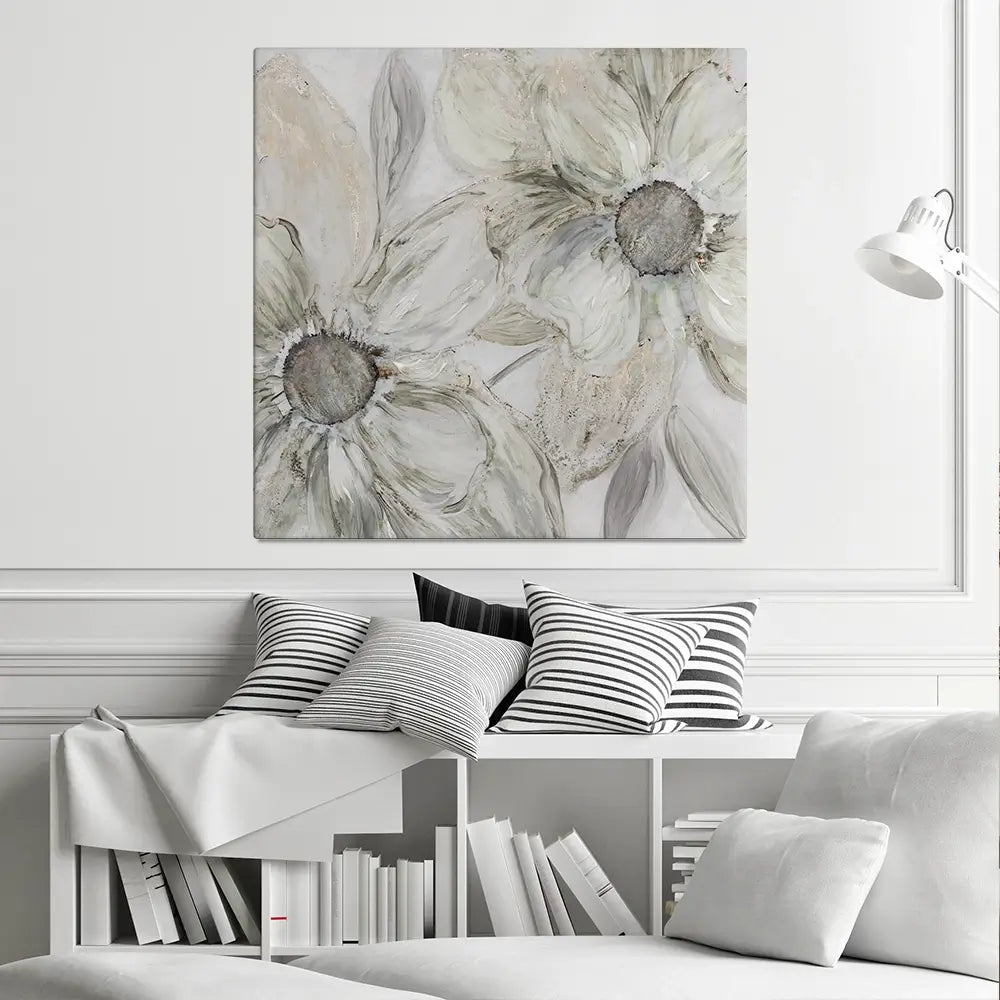 Blossom Blush Square Canvas Print Blossom Blush Square Canvas Print wall art product Art Print Shop