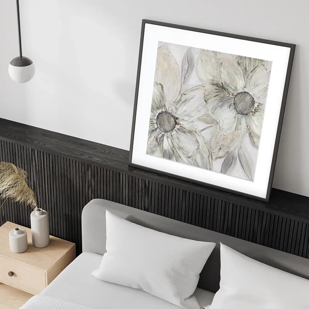 Blossom Blush Square Framed Art Print Blossom Blush Square Framed Art Print wall art product Art Print Shop