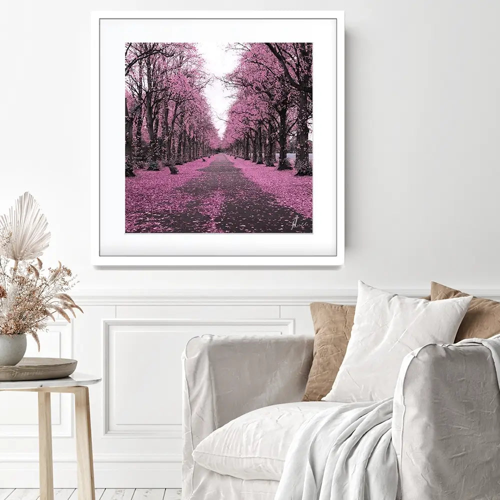 Blossom Path Framed Art Print Blossom Path Framed Art Print wall art product Aimee Linzi