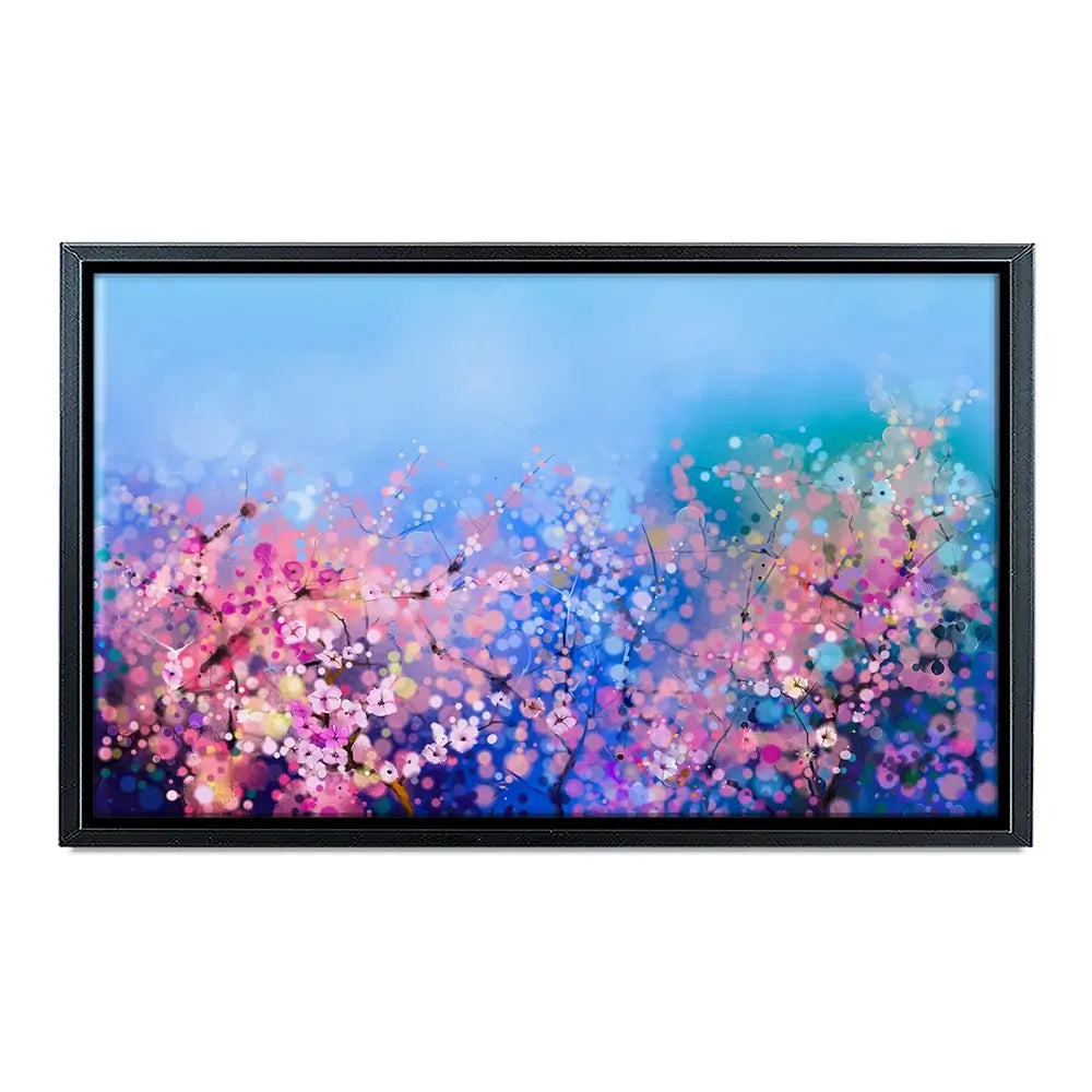 Blossoming In Pink Canvas Print Blossoming In Pink Canvas Print wall art product Art Print Shop