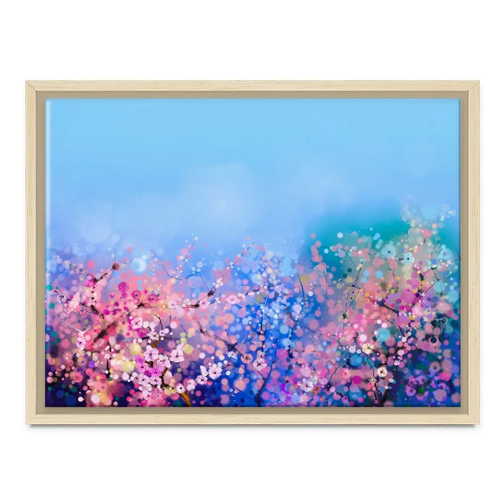 Blossoming In Pink Canvas Print Blossoming In Pink Canvas Print wall art product Art Print Shop
